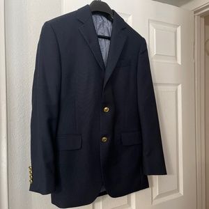 36R Navy Men’s Blazer 100% Wool